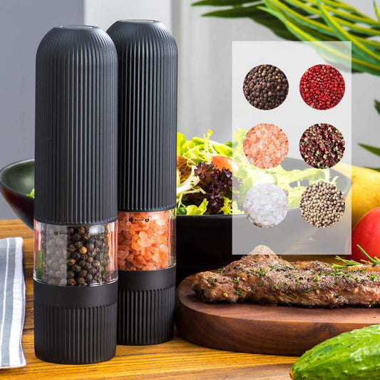 Upgrade Your Meals with Our Electric Pepper & Salt Grinder