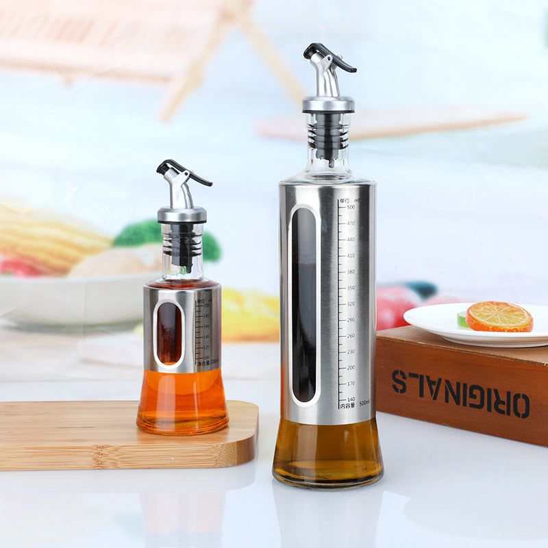 CleanStream Kitchen Oil Bottle for Simple, Mess-Free Pouring