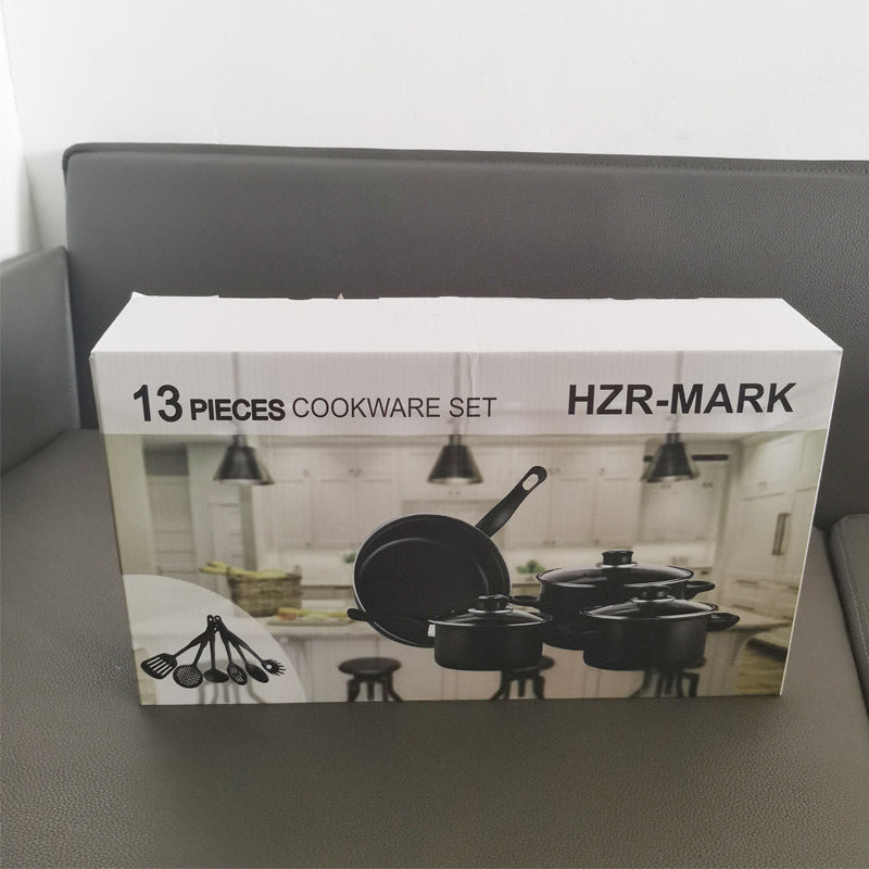 Complete 13-Piece Nonstick Cookware Set for Easy Everyday Cooking