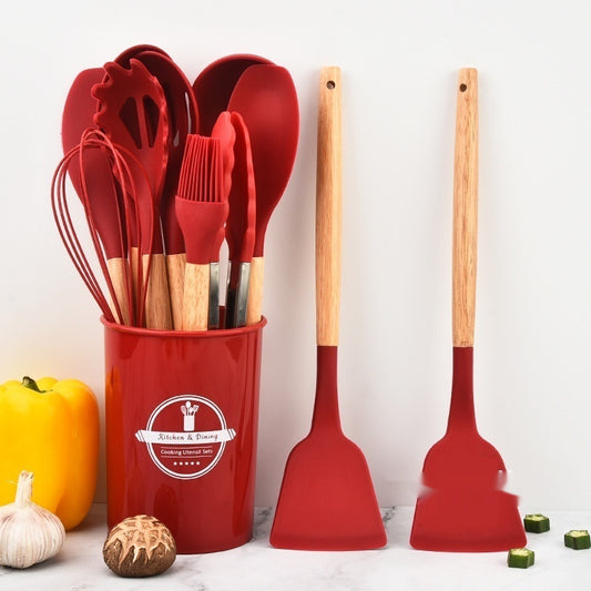 Everyday 12-Piece Silicone Spatula Set for Home Cooks