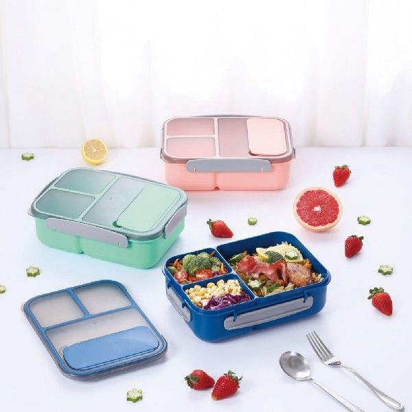 SmartPortion 1.3L Bento Lunch Box for Meal Prep