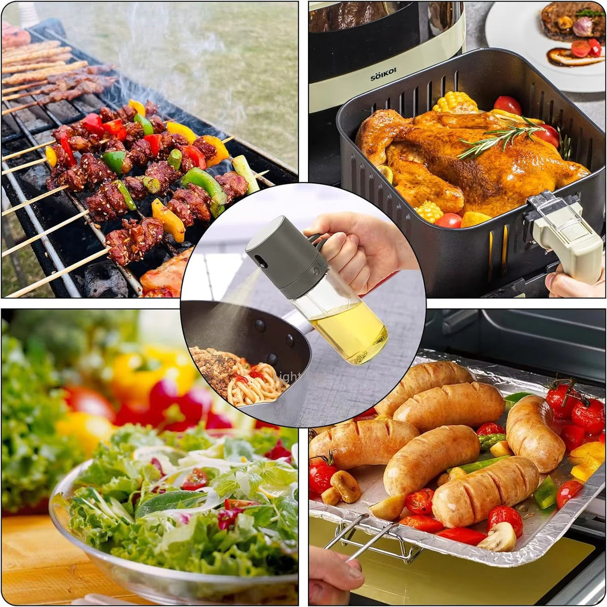 Mess-Free Olive Oil Sprayer for Healthy Cooking