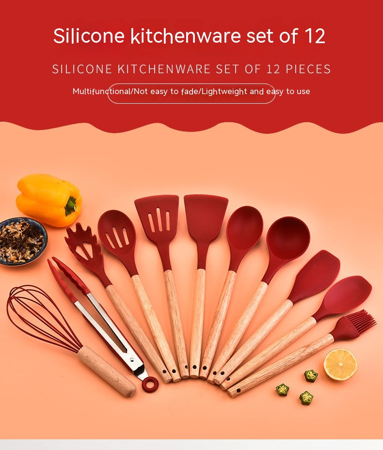 Everyday 12-Piece Silicone Spatula Set for Home Cooks
