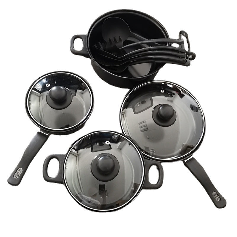 Complete 13-Piece Nonstick Cookware Set for Easy Everyday Cooking